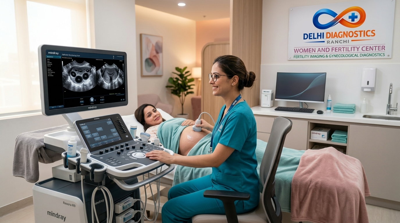 Follicular Monitoring HSG SSG Fertility Imaging Delhi Diagnostics Ranchi