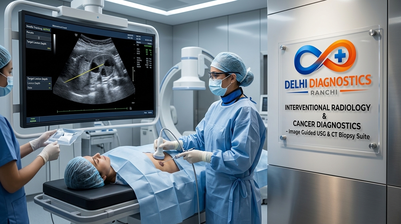 Interventional Radiology USG CT Guided Biopsy FNAC Delhi Diagnostics Ranchi